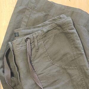 Willi Smith Olive Linen Pants